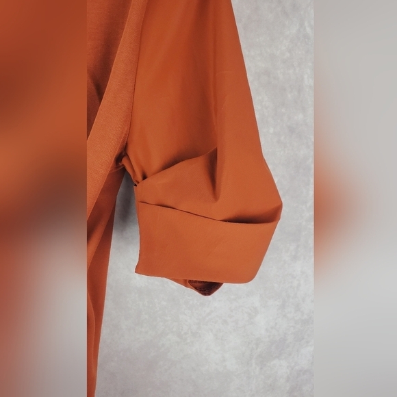 Athleta Hybrid Harlow Cotton Chocolate‎ Brown Short Sleeve Women's Tee Size SP - Picture 9 of 10